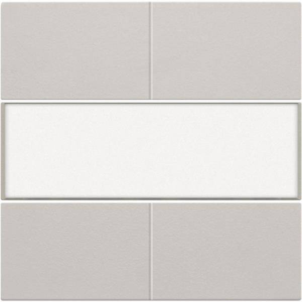 NIKO Toets met tekstveld voor drukknop 24V 4-voudig potentiaalvrij light grey 102-40250