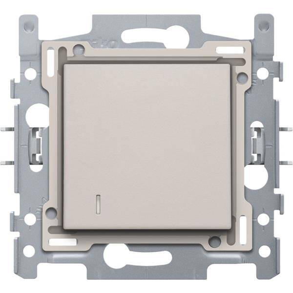 NIKO Hotelkaartschakelaar 10A 250V AC met NO/NC contact lichtgrijs 102-61900