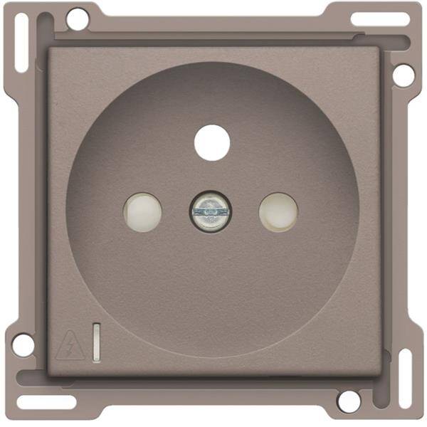 Niko afwerkingsset stopcontact incl. overspanningsbeveiliging greige 104-66606