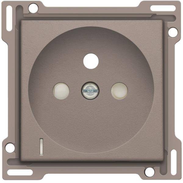 Niko afwerkingsset stopcontact met spanningsaanduiding greige 104-66607