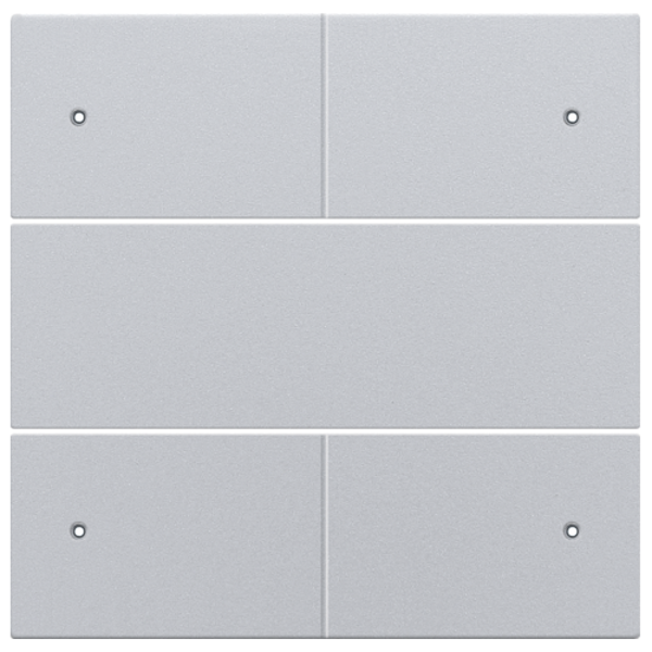 Niko Toets met LED 4-voudig voor drukknop 24Volt Sterling 121-40150