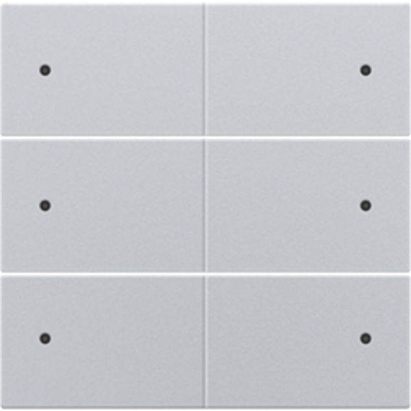 Niko Toets met LED 6-voudig voor drukknop 24V sterling 121-60150