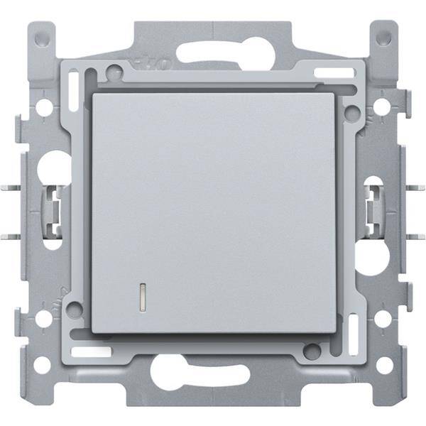 NIKO Hotelkaartschakelaar 10A 250V AC met NO/NC contact sterling 121-61900