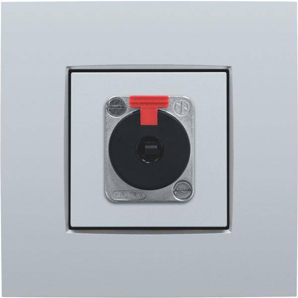 NIKO Centraalplaat voor XLR/JACK-aansluiting sterling 121-69856