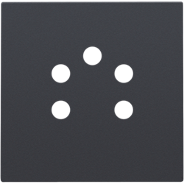 Niko Intense Anthracite 5 polig 122-69001