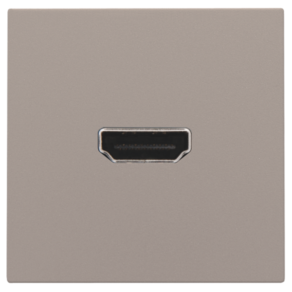 NIKO Afwerkingsset met HDMI-naar-HDMI-aansluiting bronze 123-69417