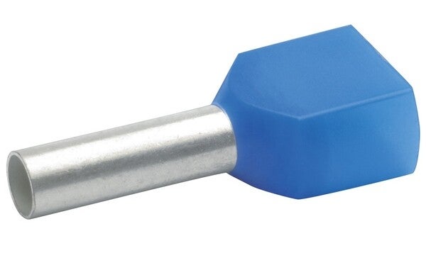 Klauke Dubbele adereindhuls 2x2,5 mm 100 stuks Blauw 873/10