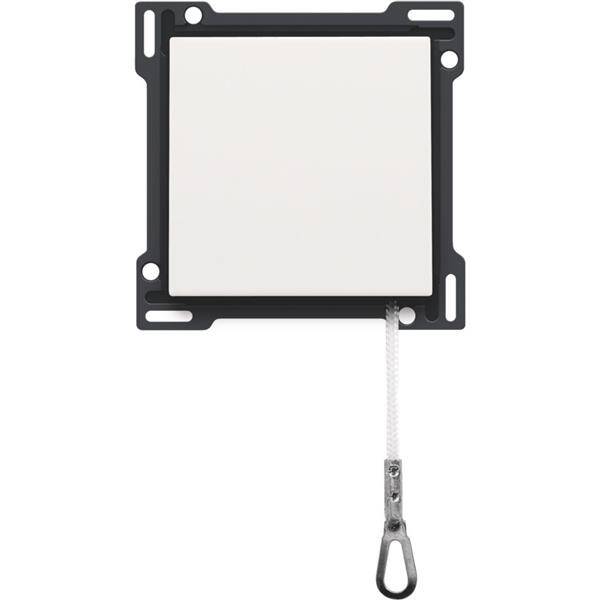 Niko Toets voor trekdrukknop 10A 250V AC white steel 154-63906