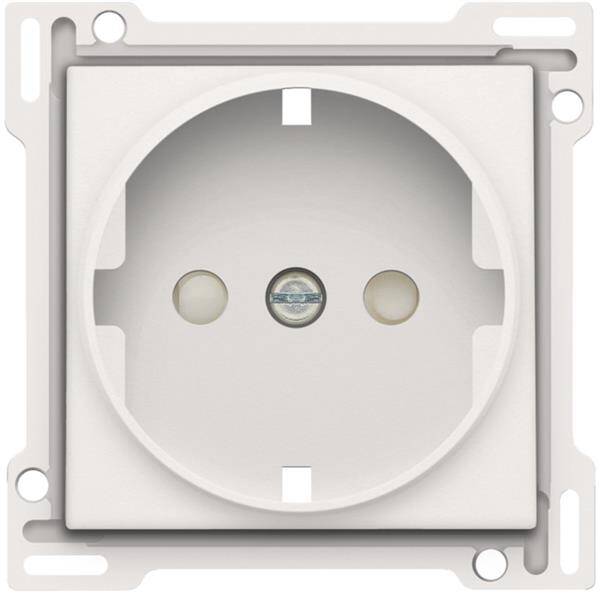 Niko Afwerkingsset voor stopcontact met randaarde en beschermingsafsluiters wit 154-66901