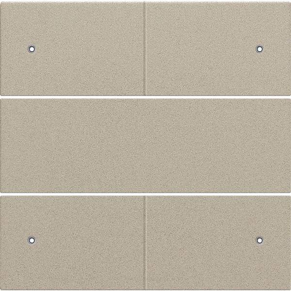 Niko Centraalplaat voor 4-voudige potentiaalvrije drukknop 24 V met leds champagne coated 157-40150