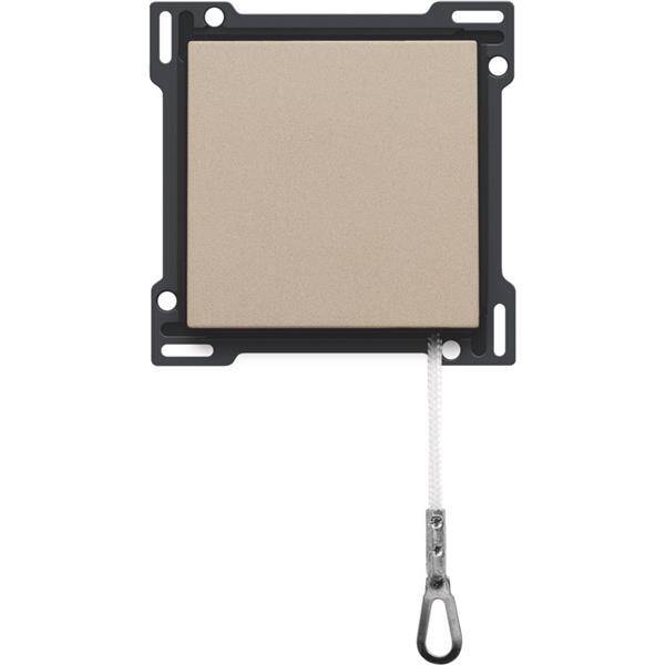 Niko Centraalplaat voor trekschakelaar 16A 250V AC, champagne mat 157-63606