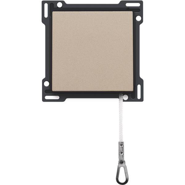 Niko Toets voor trekdrukknop 10A 250V AC champagne mat 157-63906