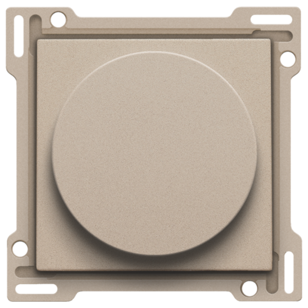 Niko Toets op/neer voor impulsgever met draaibediening 25A champagne mat 157-65926