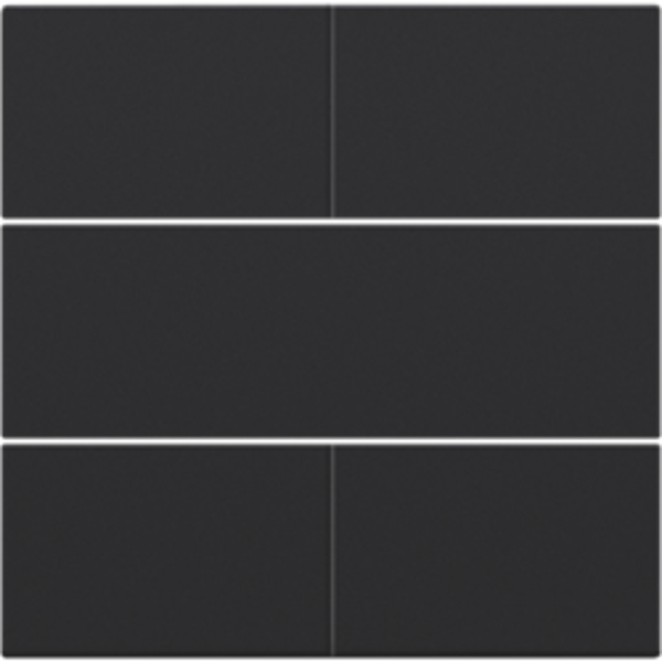 NIKO Afwerkingsset voor 4-voudige potentiaalvrije drukknop 24 V black coated 161-40050