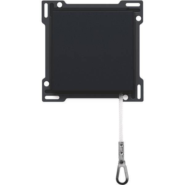 Niko Centraalplaat voor trekschakelaar 16A 250V AC, zwart 161-63606