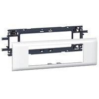 Legrand DLP houder en afdekplaat wit, 6 modules (deksel 65mm) 10956
