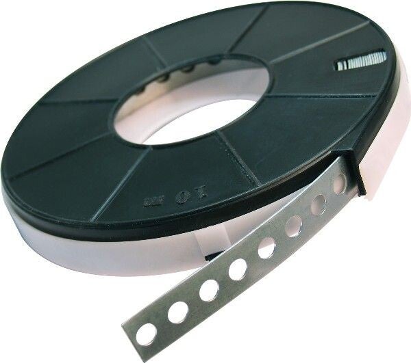Montageband 12mm x 0.8mm x 10 meter - Ø5mm 350001