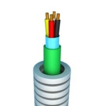 Niko Preflex Ø16mm² met EIB kabel 2x2x0.8 - 50m  FLEXDATAEIB_R50