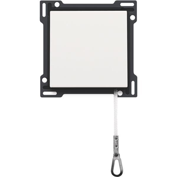 Niko Toets voor trekdrukknop 10A 250V AC white steel 154-63906
