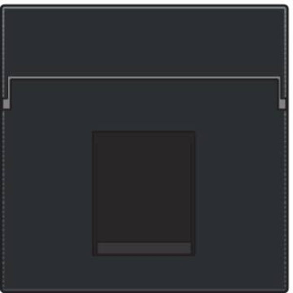 Niko Pure Bakelite piano black Centraalplaat data 1x rj piano black 200-65100
