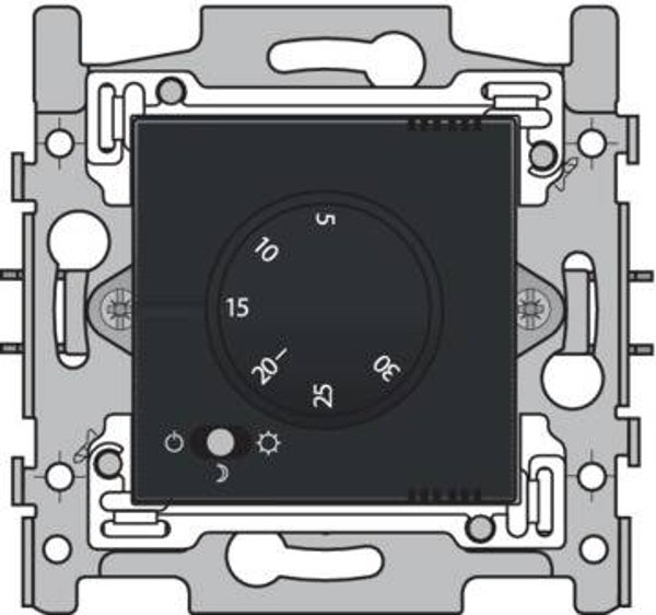 Niko Elektronische thermostaat piano black 200-88000