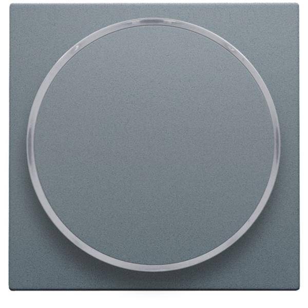 Niko Toets met ring zonder symbool voor drukknop 6A steel grey 220-64006