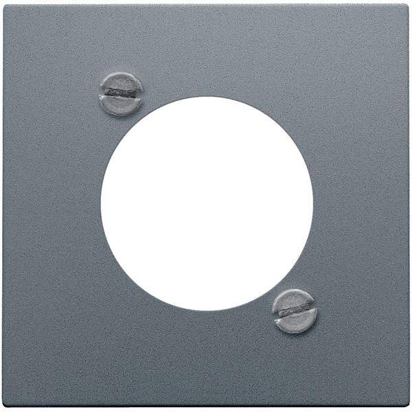 Niko Centraalplaat voor XLR- of JACK-aansluiting steel grey 220-69856