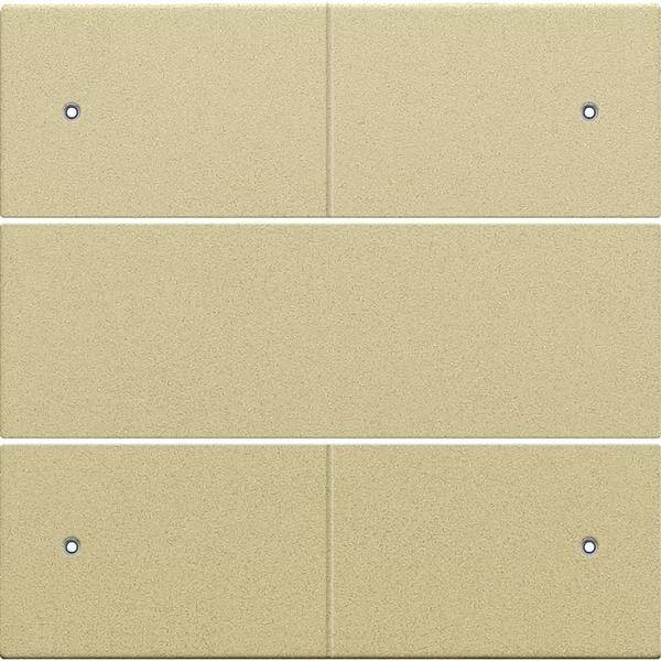 Niko Centraalplaat voor 4-voudige potentiaalvrije drukknop 24 V met leds, alu gold cold 221-40150