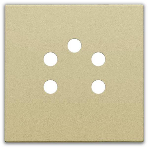 Niko Toets voor 5-polige telefooncontactdoos goud  221-69001