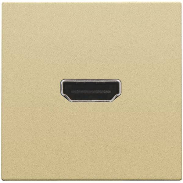 Niko Toets met HDMI-naar-HDMI-aansluiting goud 221-69417