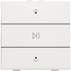 Niko Enkelvoudige audiobediening Niko Home Control Wit - 101-52073