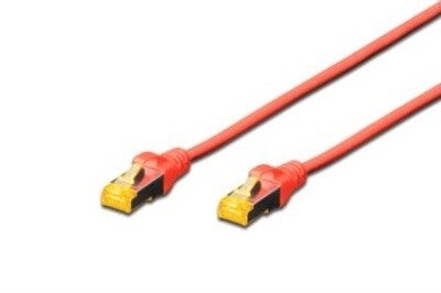 CAT 6A S-FTP Patchkabel, LSOH, Cu, AWG 26/7, lengte 1m, rood DK1644A010/R