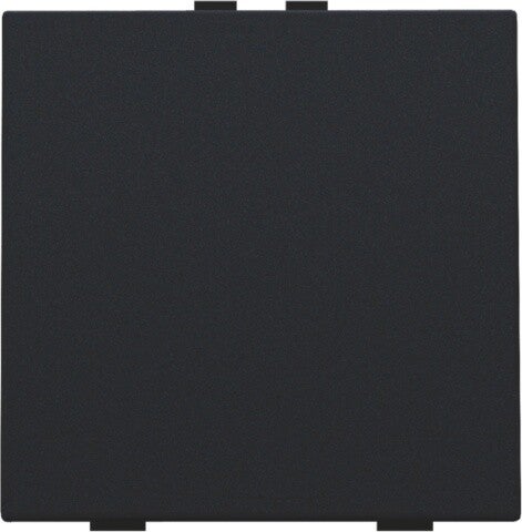 Niko Enkelvoudige drukknop Intense Black steel 161-51001