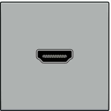 Niko Aansluiting HDMI - HDMI kleur Sterling 121-69417
