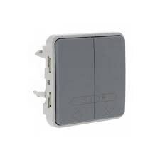 Legrand Plexo Rolluikbediening-Dubbele drukknop 69539