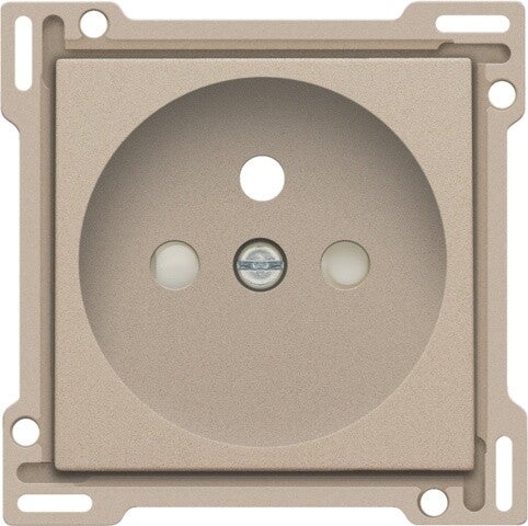 Niko afwerkingsset stopcontact champagne 28,5mm 157-66601