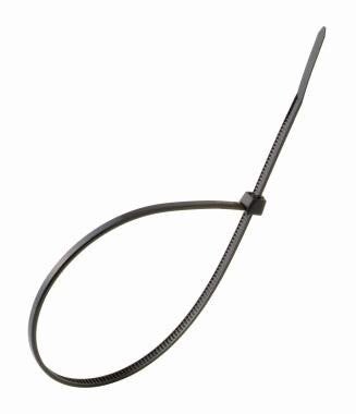 Kabelbinder standaard UV-bestendig, 190x4,6mm, zwart, binnen/buiten 0460065