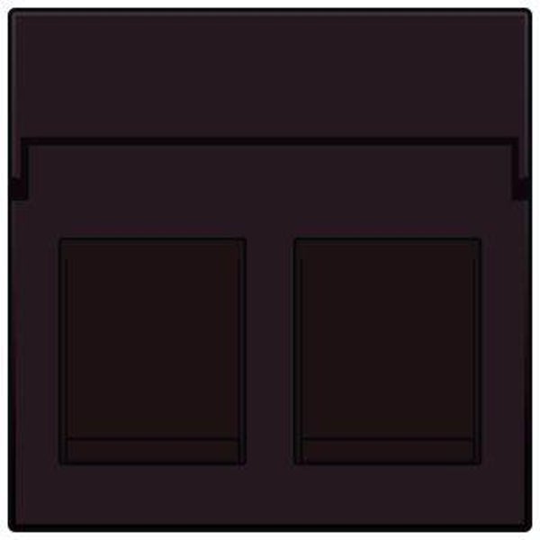 Niko Intense Dark Brown 2 x RJ11/RJ45 124-65200