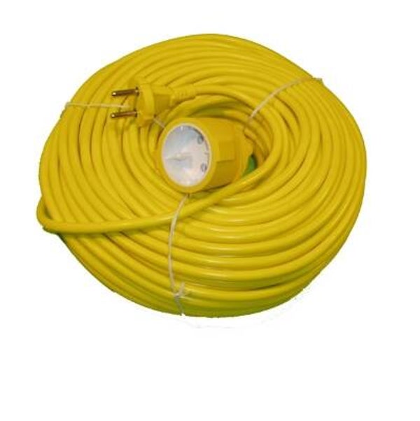 Verlengsnoer 40m 3G1,5 geel 502401163
