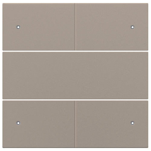 Niko Toets met LED 4-voudig voor drukknop 24Volt Brons 123-40150