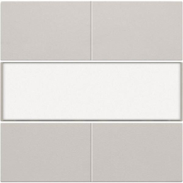 NIKO Toets met tekstveld voor drukknop 24V 4-voudig potentiaalvrij light grey 102-40250