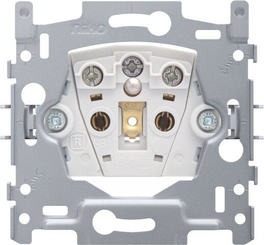 Niko Stopcontact met aarding 21mm schroef  170-32100