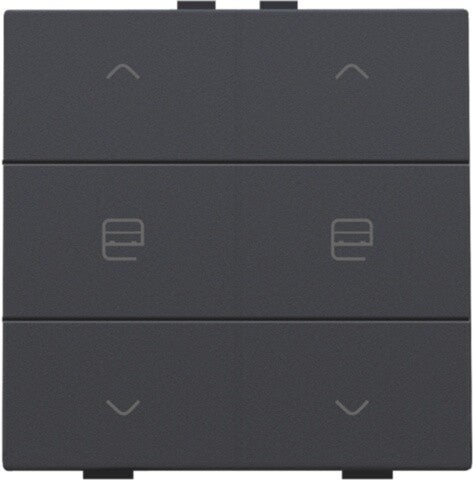 Niko Dubbele motorbediening Anthracite 122-51036