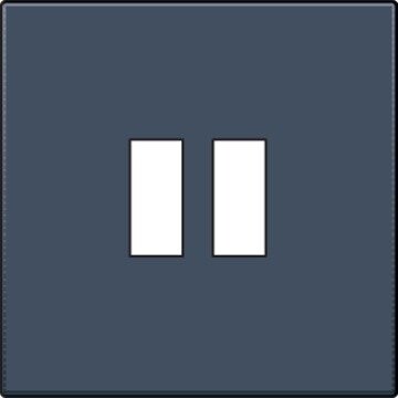 Niko Afwerkingsset voor USB-lader, Alu Look Grey Steel, 220-68001