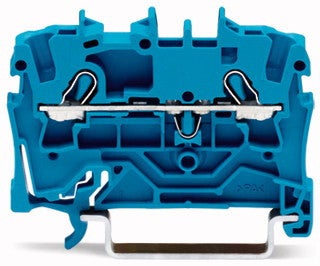 Wago rijgklem TOPJOB 2 verbindingen, 0.25 - 4mm, blauw  2002-1204