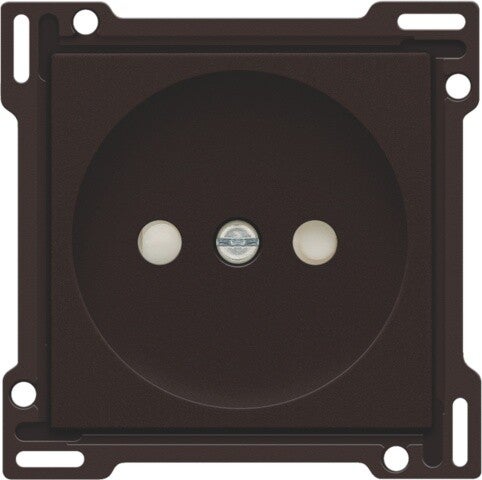 Niko afwerkingsset stopcontact zonder penaarde bruin  124-66501