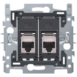 Niko 2X RJ45 STP CAT6A  Vlak  170-65179