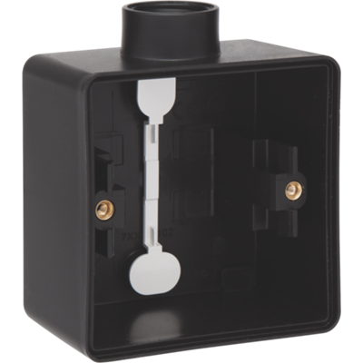 Niko Hydro doos enkel 1 ingang ZWART 761-84101