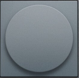 Niko Centraalplaat, alu grey coated, universele dimmer, ref 220-31003