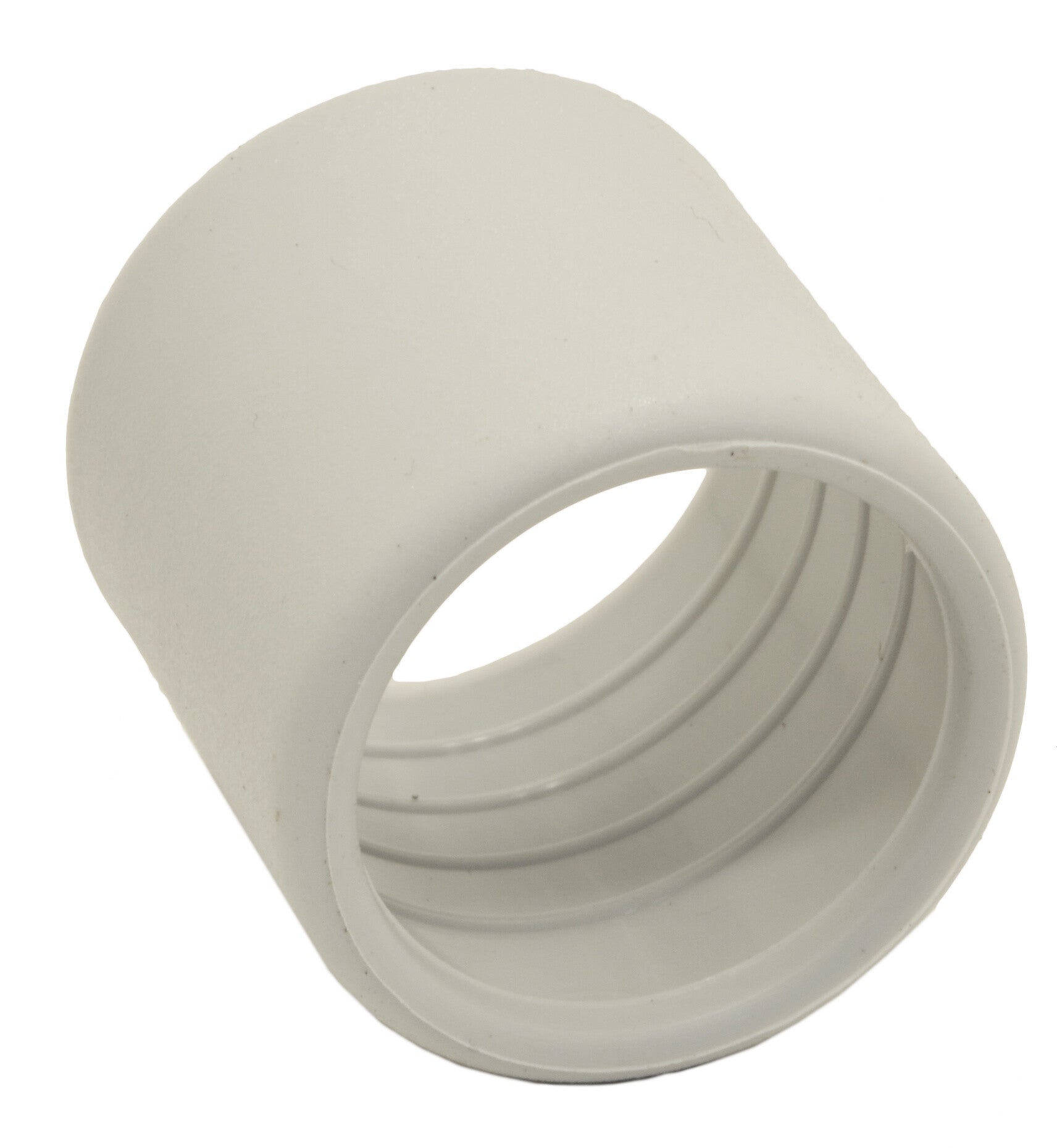 PVC eindtul 25mm licht grijs 10 st  GSV_EC25